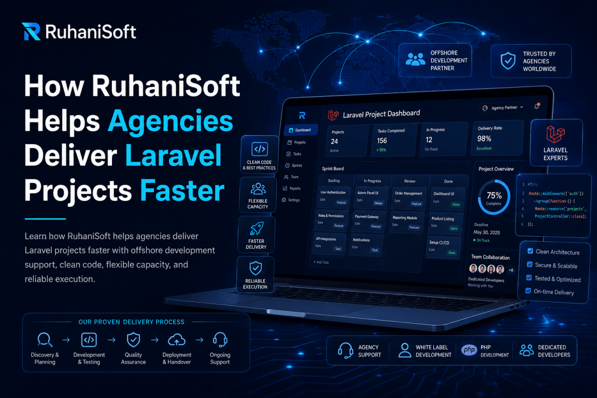 How RuhaniSoft Helps Agencies Deliver Laravel Projects Faster