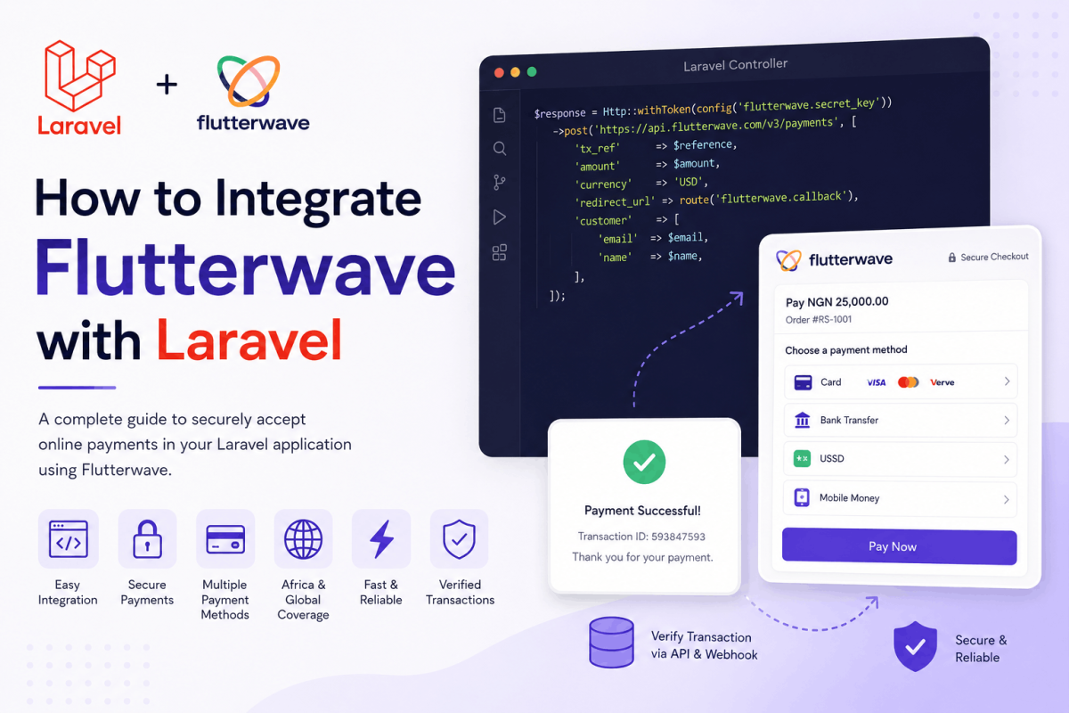 How to Integrate Flutterwave with Laravel
